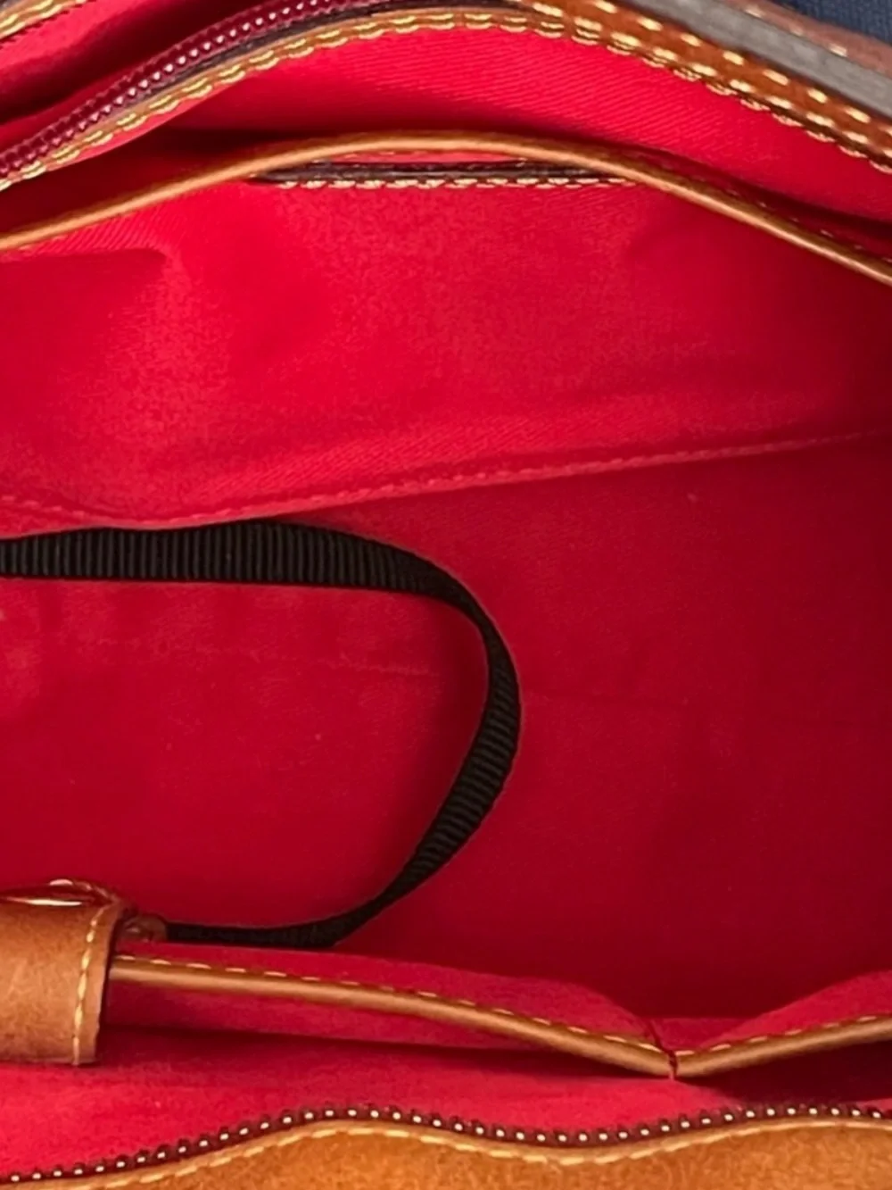 DOONEY & BOURKE Florentine Brown Leather Satchel Bag Like New